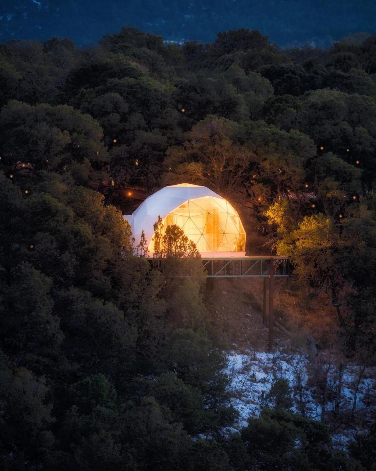 Zia Geo Dome At El Mistico Ranch, Glamping Villa Nogal Exteriör bild