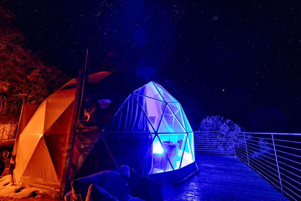 Zia Geo Dome At El Mistico Ranch, Glamping Villa Nogal Exteriör bild
